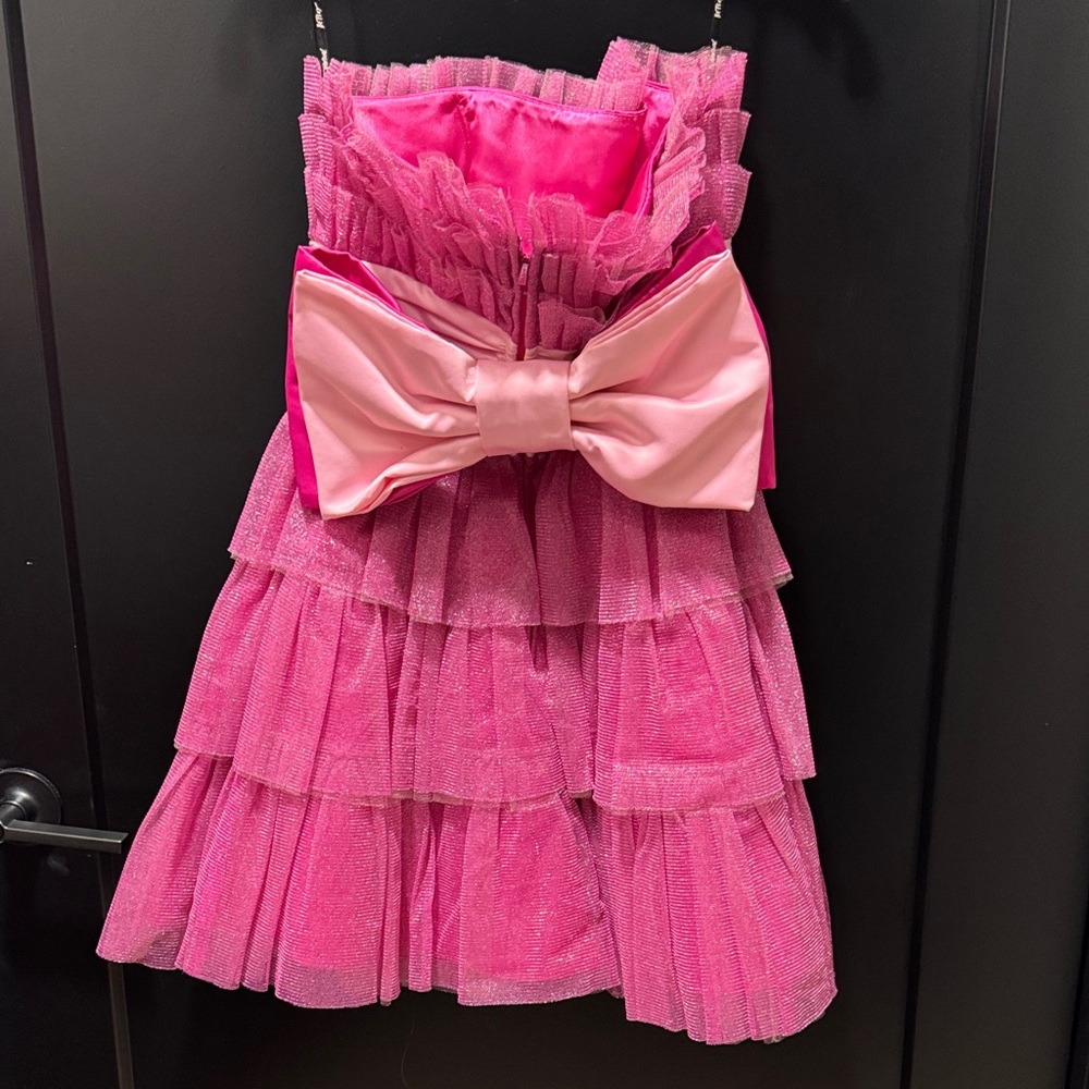 Betsey Johnson Pink Ruffled Dress - Picture 4 of 7